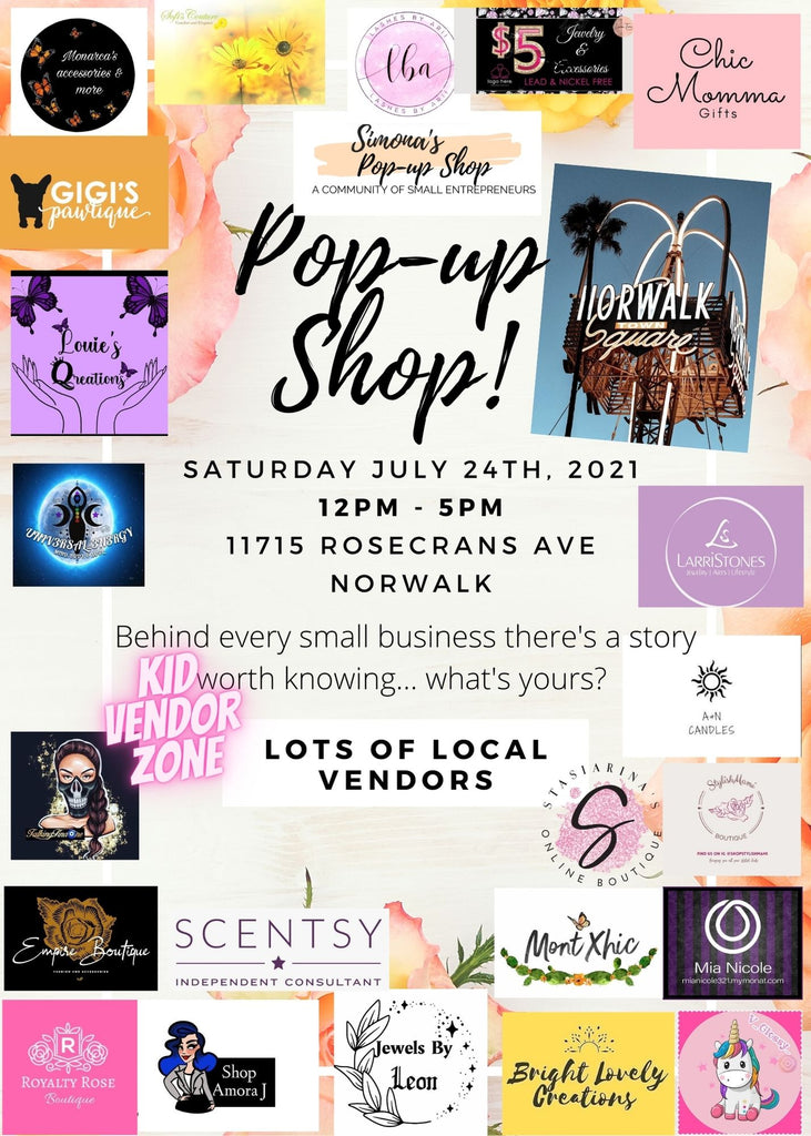 July 24th, 2021 Pop-up Shop